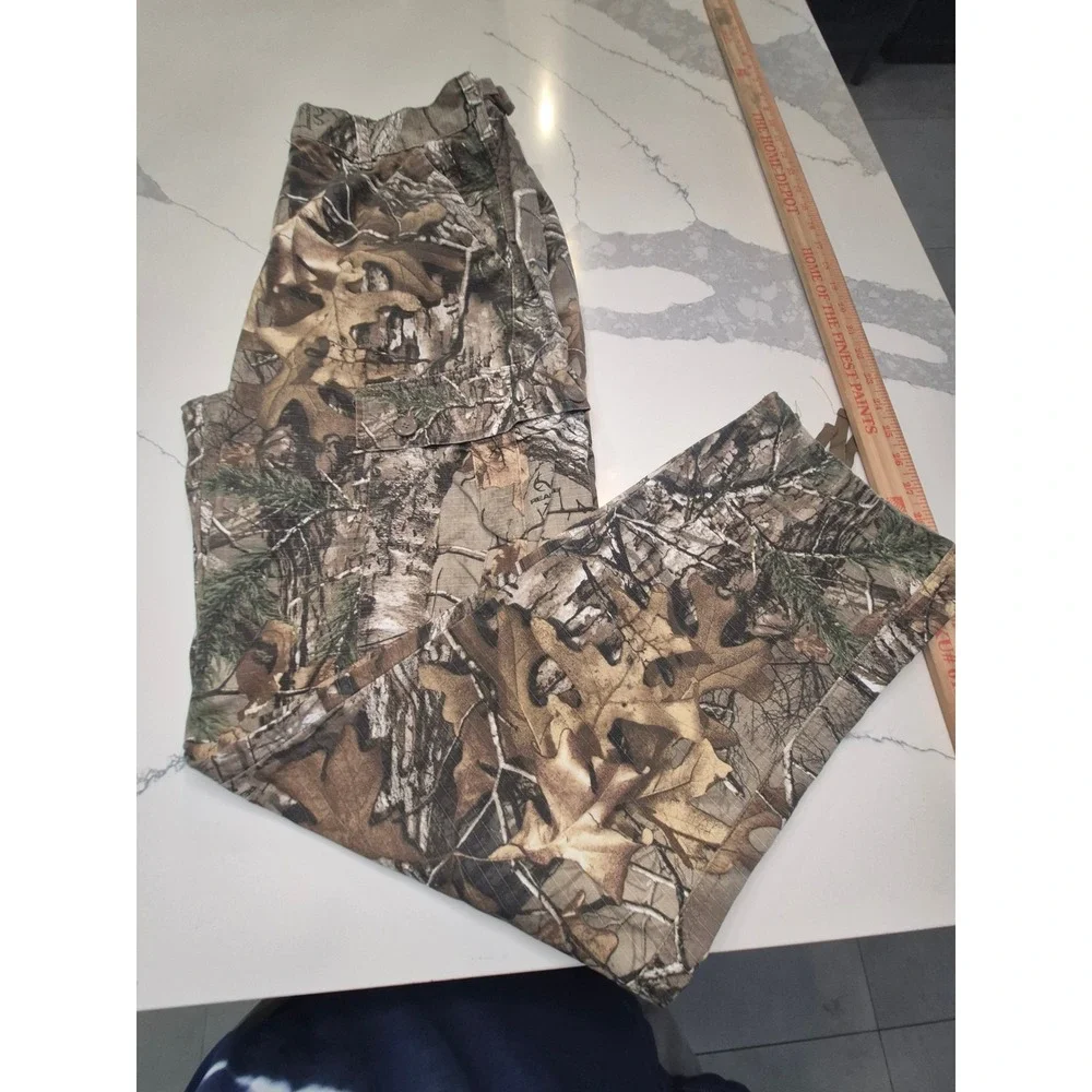 RedHead Mens‎ Realtree Camo Cargo Pants Ripstop Hunting Tactical Utility Size M